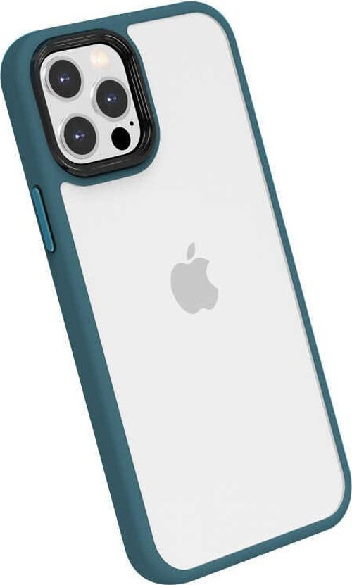 Apple iPhone 13 Pro Max Kılıf Kontrast Renk Tasarımlı Airbag Köşe Koruyucu Cann Kapak