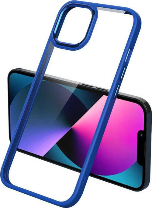 İphone 11 Uyumlu Kılıf Renk Kenar Çerçeveli Metal Tasarımlı Krom Kapak