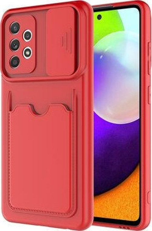 Samsung Galaxy A72 Kılıf Arka Cüzdan Cepli Kamera Korumalı Slikon Kapak