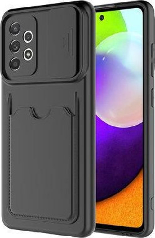 Samsung Galaxy A72 Kılıf Arka Cüzdan Cepli Kamera Korumalı Slikon Kapak