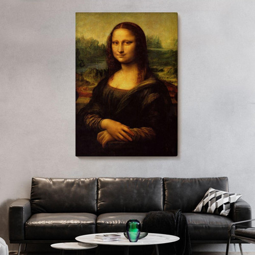 Özel Tasarım, Dekortif Baskı leonardo Da Vinci'Nin Ünlü Eseri Mona Lisa Kanvas Tablosu-5126