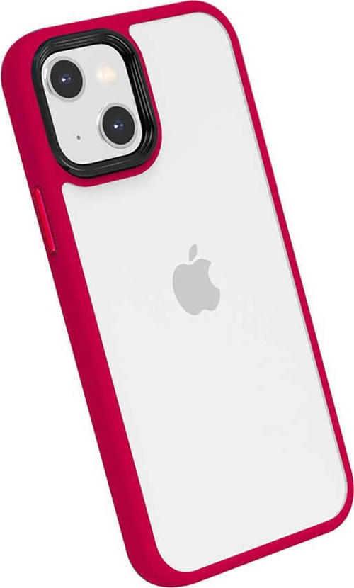Apple iPhone 13 Kılıf Kontrast Renk Tasarımlı Airbag Köşe Koruyucu Cann Kapak
