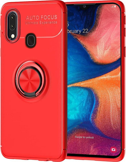 Galaxy A30 Kılıf - Manyetik Yüzüklü Stand Olabilme Özelliğine Sahip Kapak