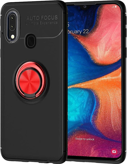 Galaxy A30 Kılıf - Manyetik Yüzüklü Stand Olabilme Özelliğine Sahip Kapak