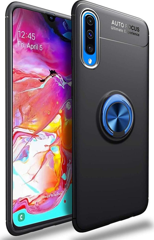 Galaxy A50 Kılıf - Manyetik Yüzüklü Stand Olabilme Özelliğine Sahip Kapak