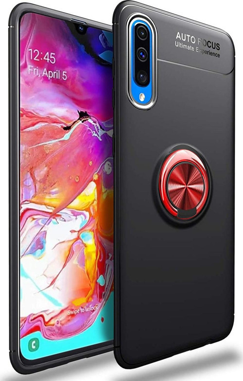 Galaxy A70 Kılıf - Manyetik Yüzüklü Stand Olabilme Özelliğine Sahip Kapak