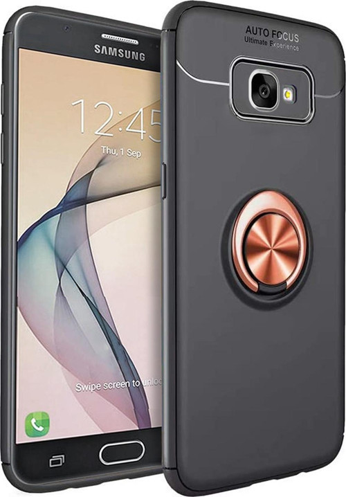 Galaxy J7 Prime Kılıf - Manyetik Yüzüklü Stand Olabilme Özelliğine Sahip Kapak