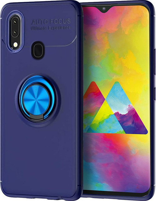 Galaxy M20 Kılıf - Manyetik Yüzüklü Stand Olabilme Özelliğine Sahip Kapak