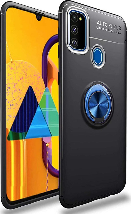 Galaxy M30s Kılıf - Manyetik Yüzüklü Stand Olabilme Özelliğine Sahip Kapak