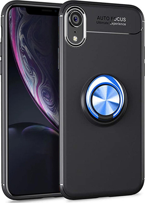 iPhone XR Kılıf - Manyetik Yüzüklü Stand Olabilme Özelliğine Sahip Kapak