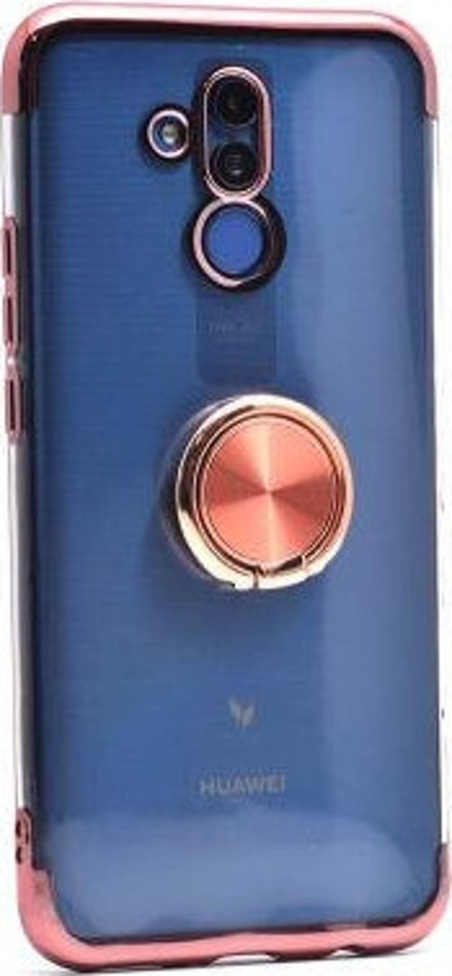 Huawei Mate 20 Lite Kılıf Yüzüklü Dört Köşe Manyetik Model