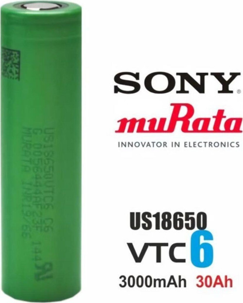 Vtc6 18650 3.7v 3000mah 30a Li-ion Şarj Edilebilir Pil