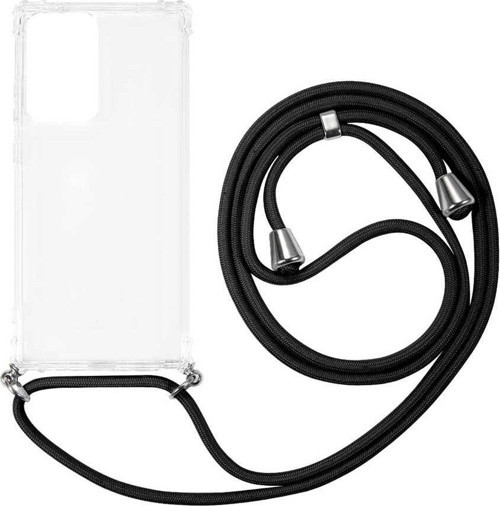 Samsung Galaxy Note 20 Kılıf Uyumlu İpli Şeffaf Airbag Kılıf
