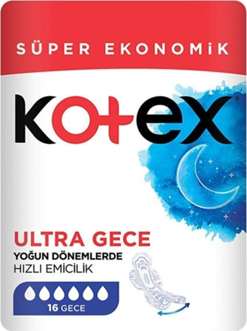 Ultra Hijyenik Ped Gece 16'Lı