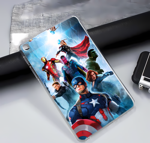 Galaxy Tab A8 10.5 X200 x205 x207 Kılıf Yapay Zeka 06 Avengers Tablet Kılıfı