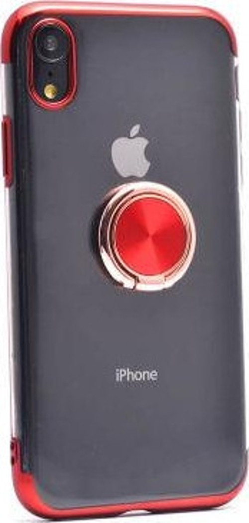 Apple İphone Xr 6.1 Kılıf Yüzüklü Dört Köşe Manyetik Model