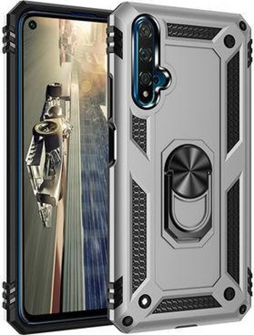 Huawei Nova 5T Kılıf Stantlı Koruyucu Vega Kapak