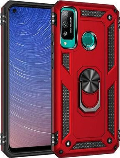 Huawei P40 Lite E Kılıf Stantlı Koruyucu Vega Kapak