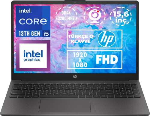 250 G10 i5-1334U 32GB 512GB SSD 15.6" FHD W11P Taşınabilir Bilgisayar B2NC5ES 019
