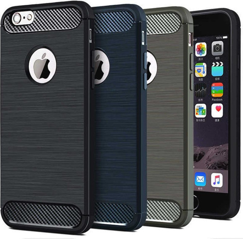 İphone 6 Kılıf Renkli Mat Görünümlü Silikon Kapak