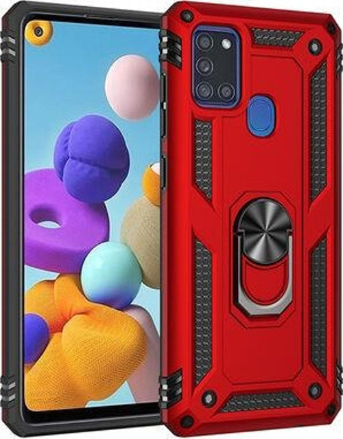 Samsung A21S Kılıf Stantlı Koruyucu Vega Kapak