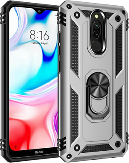 Xiaomi Redmi 8 Kılıf Stantlı Koruyucu Vega Kapak