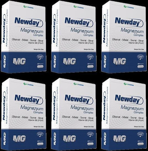 Newday Magnezyum Complex 60 Kapsül x6