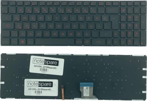 Asus FX502VT, FX502VY, FY120TC Uyumlu Notebook Klavye Işıklı Siyah TR