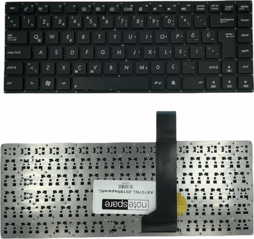 Asus S405CB, S405CM, S46, S46C, S46CA, S46CB, S46CM Uyumlu Notebook Klavye Siyah TR