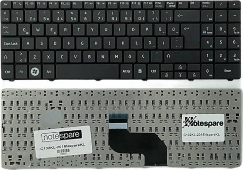 Casper Nirvana PG-A15A, PG-A15FB, PG-A15YA Uyumlu Notebook Klavye Siyah TR