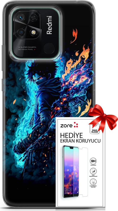 Xiaomi Redmi 10C Kılıf Orijinal Seri Supers 16 My Hero Anime Hediyelik Kılıf Ve Ekran Koruyucu