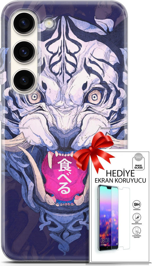 Samsung Galaxy S23 Kılıf Orijinal Seri Algorand 19 China Tam Koruma Kılıf + Ekran Koruyucu