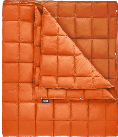 Kamp Battaniyesi - Dış Mekan Hafif Kompakt Seyahat Yorganı Kamp Yürüyüş Outdoor Şal, Battaniye 175-135 Cm Turuncu