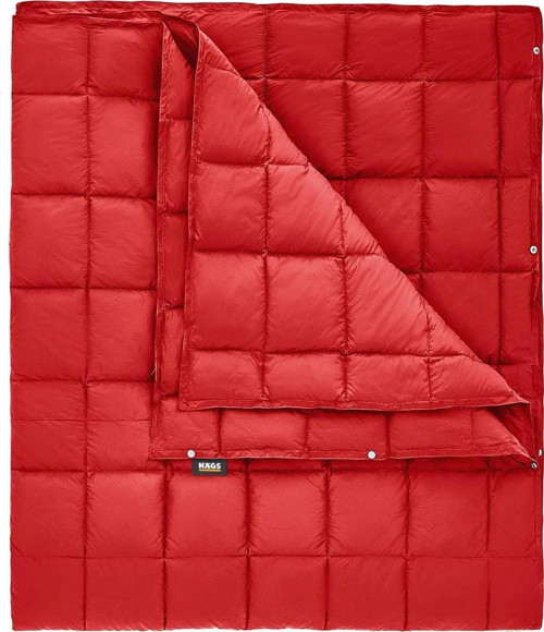 Kamp Battaniyesi - Dış Mekan Hafif Kompakt Seyahat Yorganı Kamp Yürüyüş Outdoor Şal, Battaniye 200-150 Cm Kırmızı