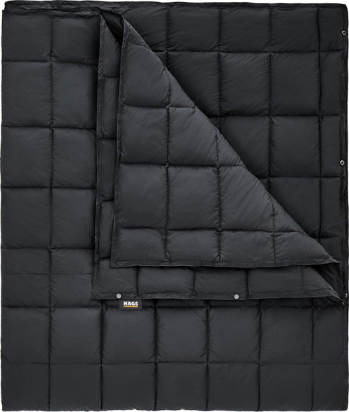 Kamp Battaniyesi - Dış Mekan Hafif Kompakt Seyahat Yorganı Kamp Yürüyüş Outdoor Şal, Battaniye 200-150 Cm Siyah