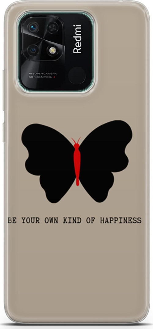 Xiaomi Redmi 10C Kılıf Orijinal Seri Typo 21 Be Your Own Kind…. Darbe Önleyici Kapak
