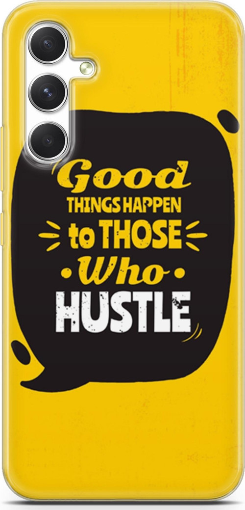 Samsung Galaxy A54 5G Kılıf Orijinal Seri Typo 14 Good Things Happen Cover Kılıf
