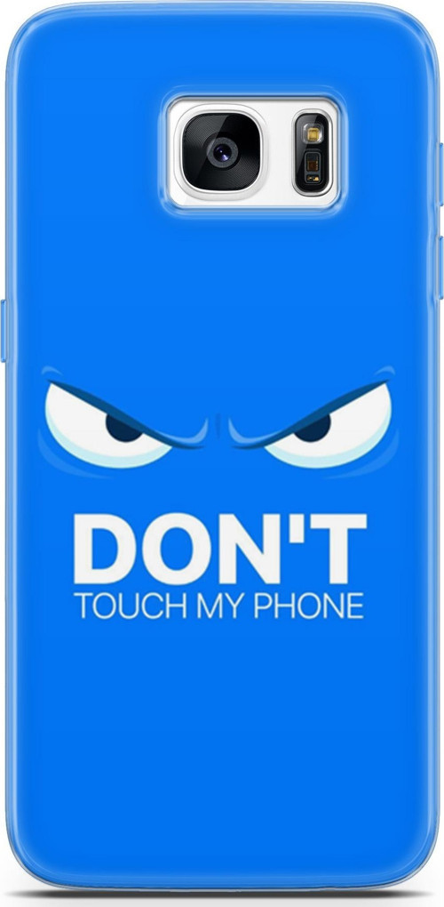Samsung Galaxy S7 Kılıf Orijinal Seri Typo 19 Don'T Touch My Phone Tam Koruma Kılıf