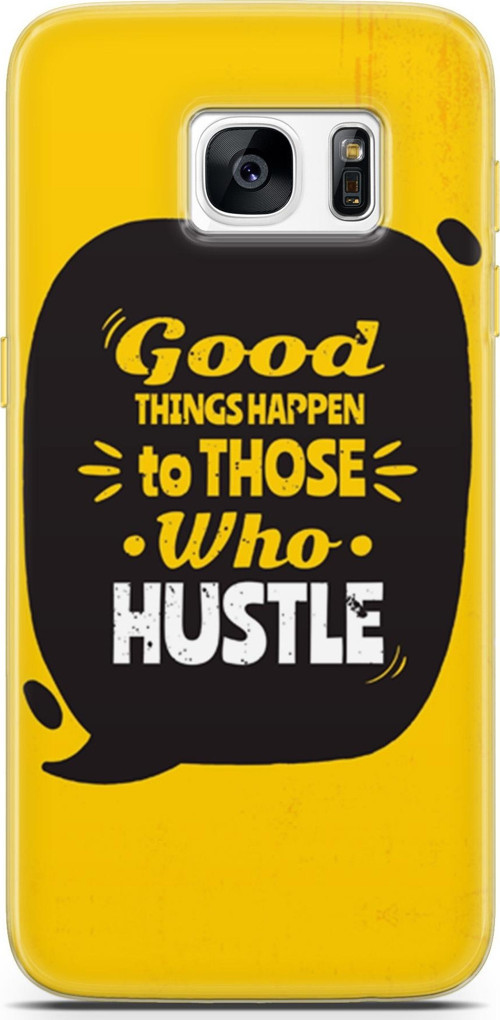 Samsung Galaxy S7 Kılıf Orijinal Seri Typo 14 Good Things Happen Cover Kılıf