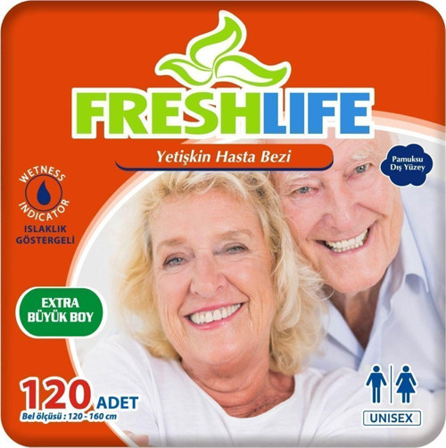 4'Lü Xlarge Yetişkin "Belbantlı" Hasta Bezi 30X4 (120 Adet)