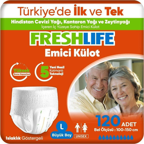 Large Emici Külot 30’Lu 4 Paket (120 Adet)