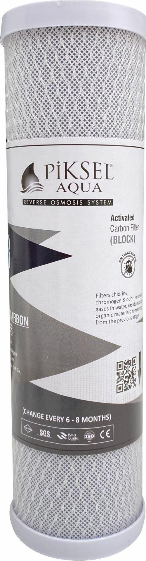 CTO Blok Karbon Filtre Açık Kasa Su Arıtma Cihazı Filtresi PKSMUH0022