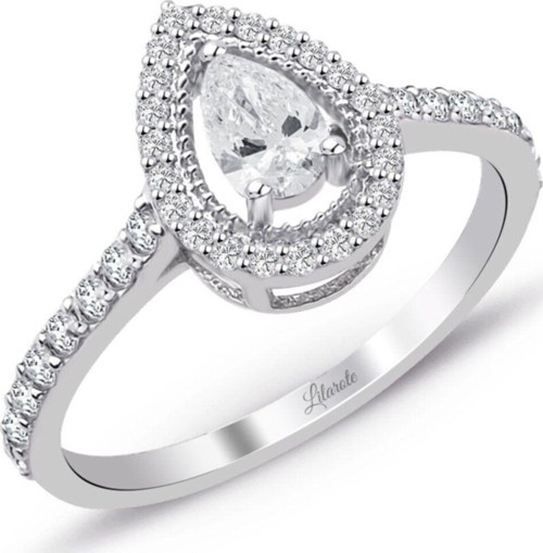 0.49 Ct Damla Pırlanta Yüzük