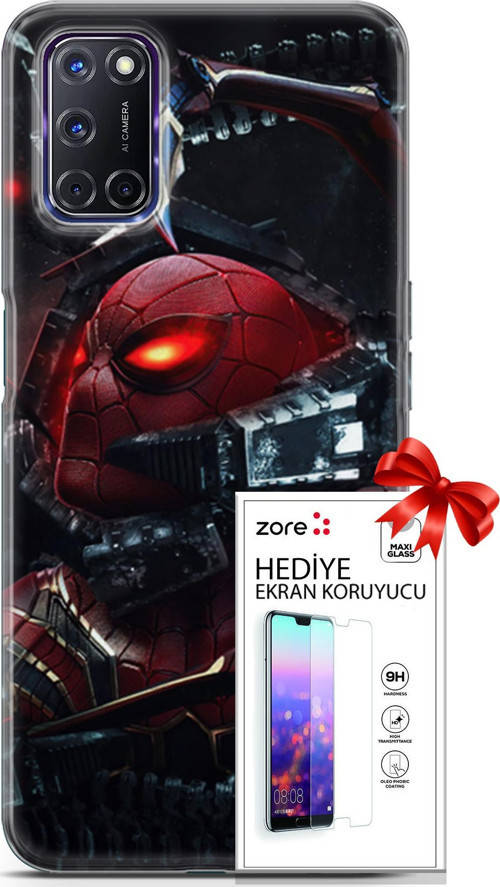 Oppo A72 Kılıf Orijinal Seri Supers 29 Dr Octopus Leke Tutmaz Kapak + Ekran Koruyucu