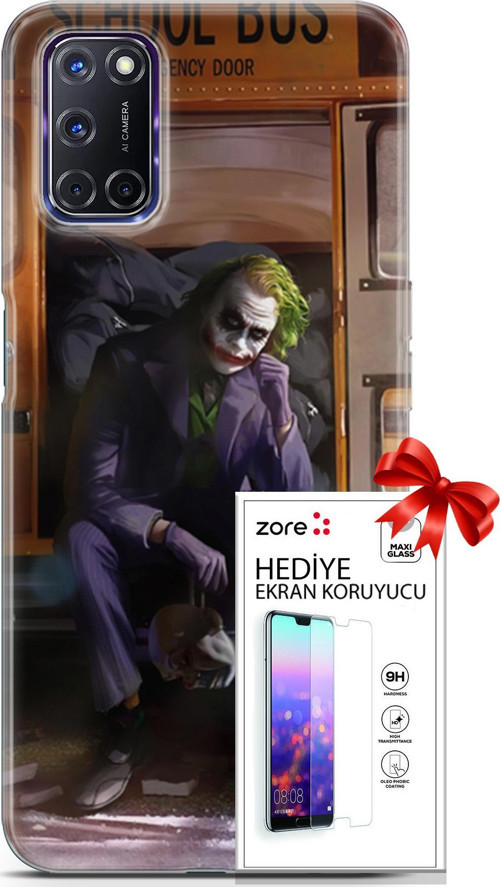 Oppo A72 Kılıf Orijinal Seri Supers 05 Joker Poster Koruma Kılıfı + Ekran Koruyucu