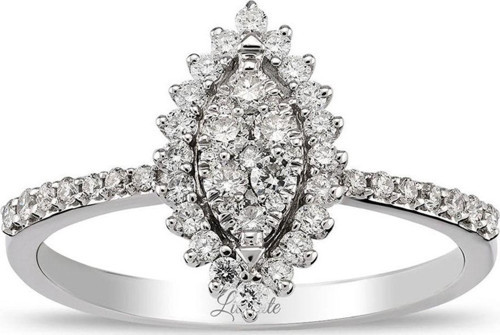 0.39 Ct Pırlanta Baget Yüzük