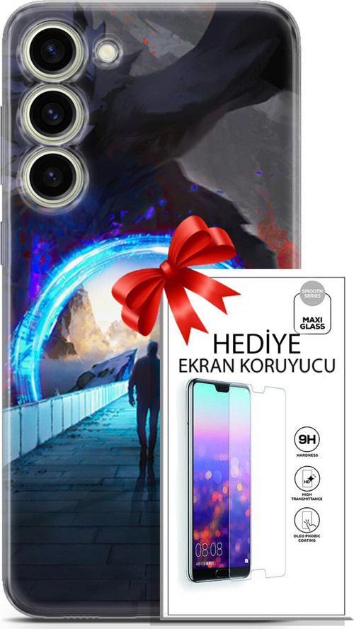 Samsung Galaxy S23 Plus Kılıf Orijinal Seri Neo 20 Punish Renkli Kılıf Ekran Koruyucu