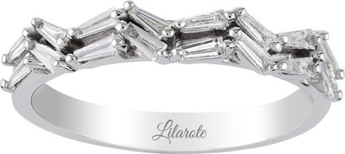 0.28 Ct Pırlanta Baget Yüzük
