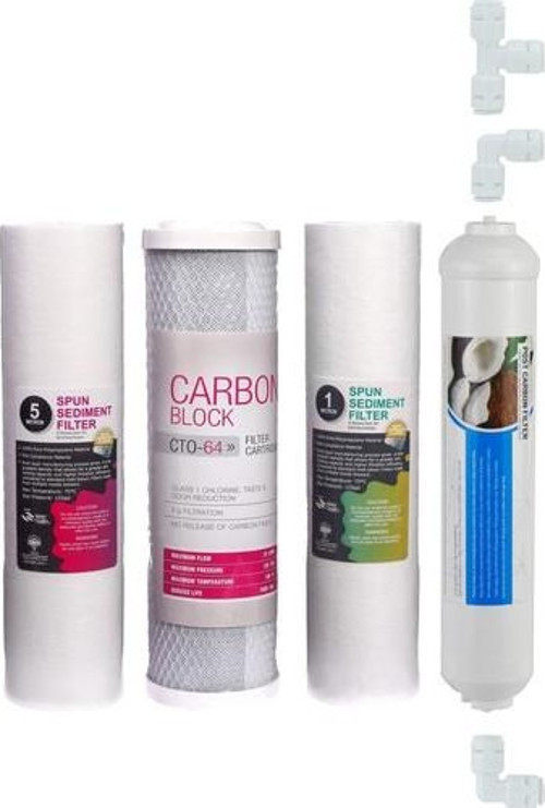 Su Arıtma Cihazı Filtresi 4'lü Set Paket Aşama Membransız