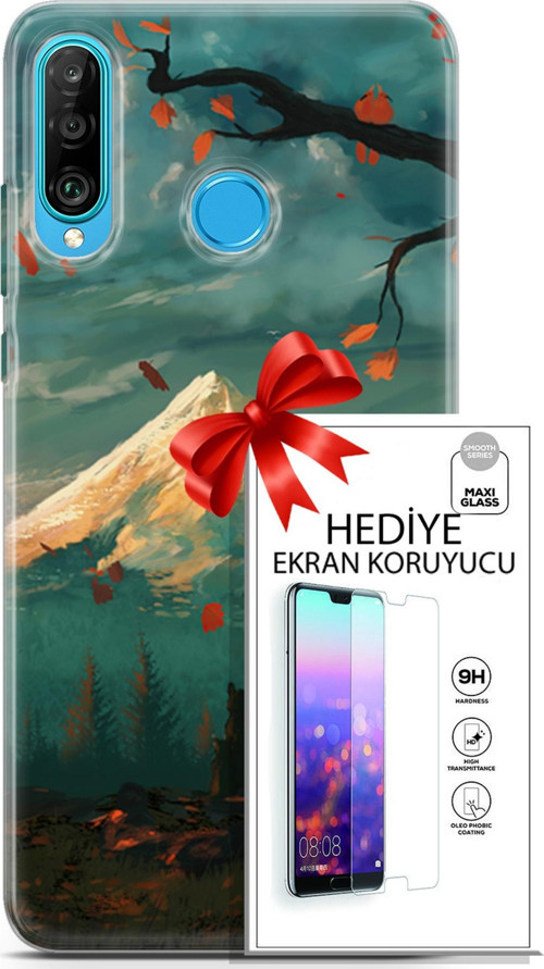 Huawei P30 Lite Kılıf Orijinal Seri Neo 03 Wolverine Arka Kapak + Ekran Koruyucu
